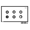 GreenTouch 65 inch Multi Infrared Touch Screen Overlay Kits for Mirror Booth