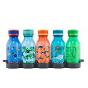 REDUCE WaterWeek Refillable Water Bottles, 14 oz - Includes 5 WaterWeek Leak Pro...