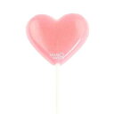 Sparko Sweets Pink Heart Lollipops, 2-Inch Hearts, Handcrafted in USA, 24 Pieces, Watermelon Flavor - Perfect for Valentine s Day, Weddings, and Party Favors