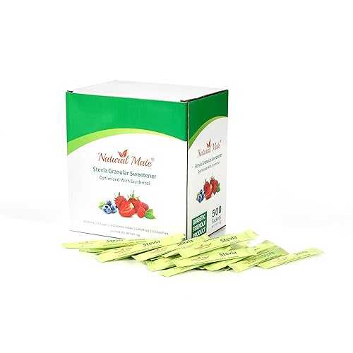 Natural Mate ステビア甘味料パケット、500 カウント (2 グラム/パケット) 3パック Natural Mate Stevia Sweetener Packets, 500 Count (2 grams/packet) 3 Pack