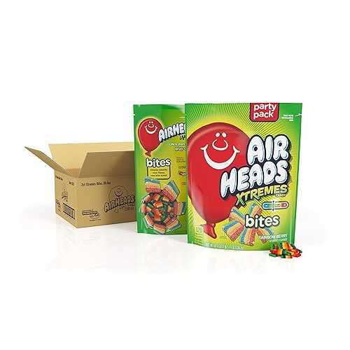 AirheadsCandy Xtremes Bites, Rainbow Berry, Holiday Candy, Bulk, 30.4 ...