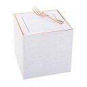WDF 86pcs Rose Gold Dessert Plates 6