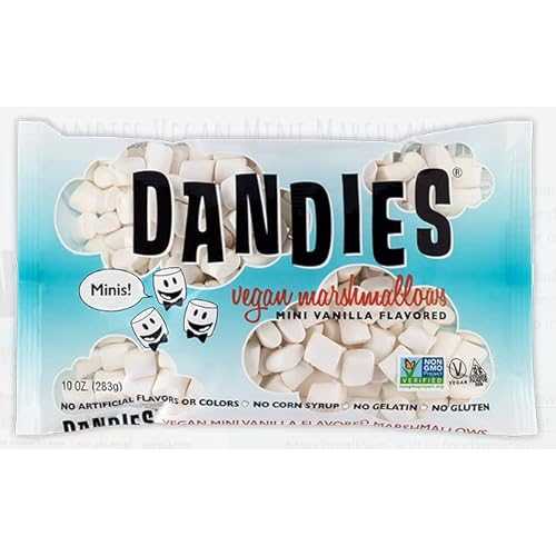 Dandies (ケースではありません) ミニマシュマロ ビーガン 動物不使用 非遺伝子組み換え Dandies (NOT A CASE) Mini-Marshmallows Vegan Animal Free Non-GMO