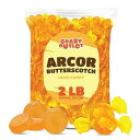 CRAZYOUTLET Arcor Butterscotch Hard Candy Discs - 2 Pound Bulk Pack (About 150 C...
