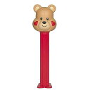 PEZ Valentine Candy Dispenser - Valentine's Teddy Bear With Candy Refills Valent...