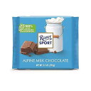 Ritter Sport アルパイン ミルク チョコレート、3.5 オンス バー、12 パック 100% 認定された持続可能なココア Ritter Sport Alpine Milk Chocolate, 3.5 Ounce Bar, 12 Pack 100% certified Sustainable Cocoa