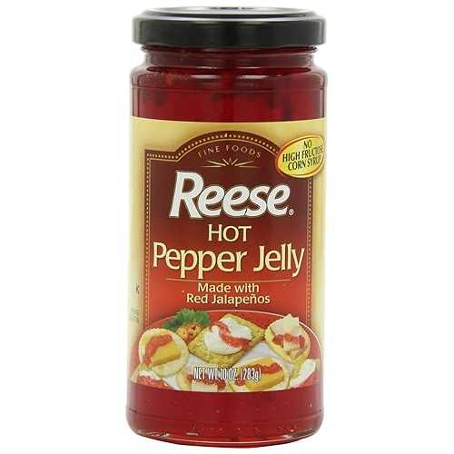 リースゼリー、ホットハラペーニョ、10オンス(6個パック) Reese Jelly, Hot Jalapeno, 10-Ounce (Pack of 6)