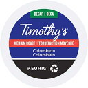 Timothy's World Coffee Timothy's, Colombian Decaf , Single-Serve Keurig K-Cup Po...