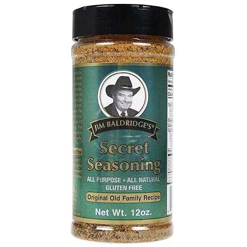 ジム・ボールドリッジの12オンス。秘伝の調味料 Baldridge Seasoning Jim Baldridge's 12 oz. Secret S..