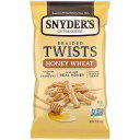 Snyder's of Hanover Pretzels、編み込みプレッツェルツイストハニーウィート、12オンス Snyder's of Hanover Pretzels, Braided Pretzel Twists Honey Wheat, 12 Oz