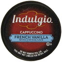 Indulgio Cappuccino, French Vanilla, 12-Count Single Serve Cup for Keurig K-Cup Brewers