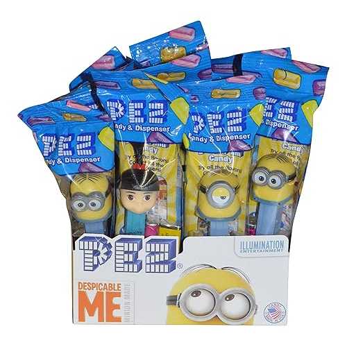 GlomarketのPEZ キャンディミニオン フルーツ詰め合わせ (12個入り) PEZ Candy Minions assorted fruit (Pack of 12)|詳細画像