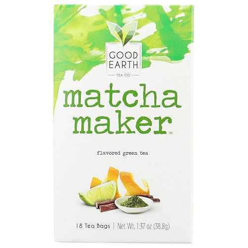 Good Earth Tea Co. Good Earth Sweet & Spicy Matcha Flavored Green Tea 18 Tea Bags 1.37 Oz (Pack of 1)