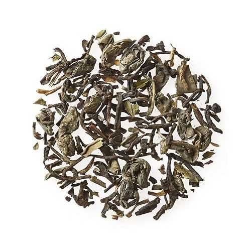 Golden Moon Tea Organic Vanilla Mint Tea - Loose Leaf, Non-GMO - 1 Pound (192 Servings)