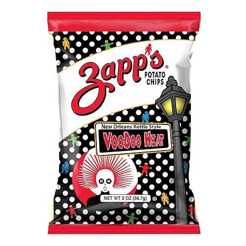 Zapp's Zapp s New Orleans Kettle-Style Potato Chips Voodoo Heat Flavor...