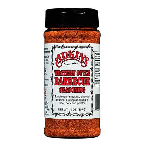 Adkins Western Style Barbecue BBQ Seasoning 14 oz. pack of 3.