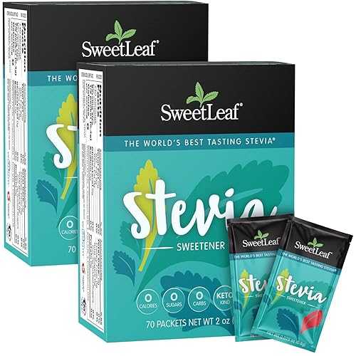 SweetLeaf Stevia Packets - Zero Calorie Natural Stevia Powder, No Bitter Aftertaste, Sugar Subst..