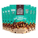 Second Nature Dark Chocolate Medley Trail Mix, 12 oz. Resealable Pouch (Pack of 6) Certified Gluten-Free Snack Mix Dark Chocolate and Nut Trail Mix Ideal for Quick Travel Snacks or Lunch Snacks