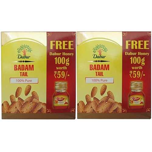 バダム オイル (200 ml) - 2 個パック Dabur Badam Oil (200 ml) -Pack of 2
