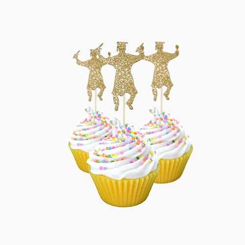 ´ȥåץȥåѡ 顼 12ĥѥå ǥ졼󥱡 ´ Picwrap Graduation Cupcake T...
