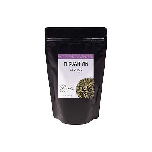 Ti Kuan Yin Oolong, Loose Leaf Tea - Caffeinated, Pure Taiwan, Unflavored bulk 8oz, 80-100 cups ..