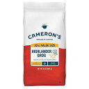 Cameron's Coffee Highlander Grog Flavored Ground Coffee, Light Roast, 100% Arabica, 32-Ounce Bag, (Pack of 1)