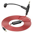 OneOdio 3.5 mm Cable with Boom Mic and Mute Volume Control for Gaming Headsets, Most Other 3.5mm Jack Headphones