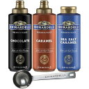 Ghirardelli - Sea Salt Caramel, Chocolate and Caramel Flavored Sauce 16 oz Bottl...