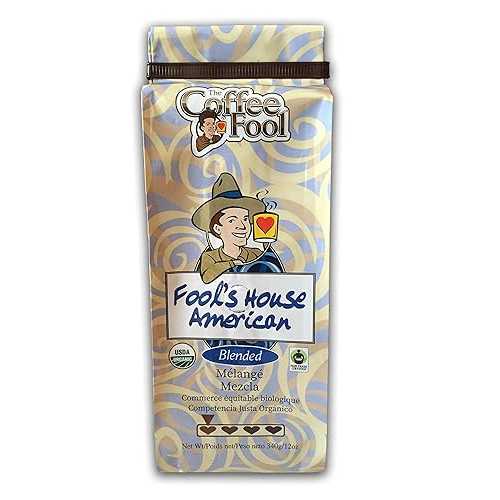 The Coffee Fool Coffee Fool's Organic Fair Trade House American (Stron...