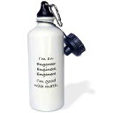 3dRose Engeneer Enginere Engenere Im Good with Math Sports Water Bottle, 21 oz, ...