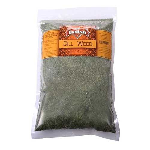 It's Delish Dried Dill Weed by Its Delish, 1 lb (16 Oz) Bulk Bag, Premium All Natural Fresh Dry ..