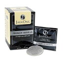 JAV70400 Java One 70400 Coffee Pods, French Vanilla, Single Cup, 14/Box