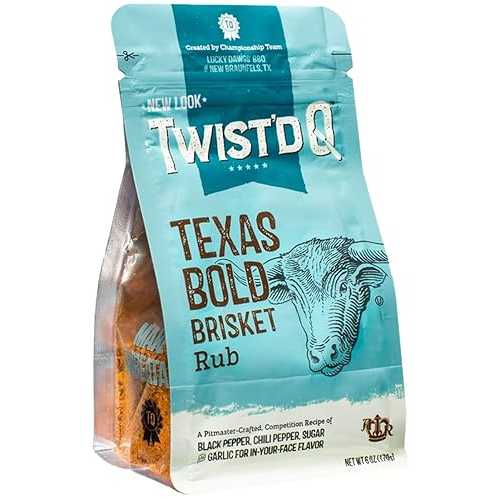 Twist'd Q - テキサス ボールド ブリスケット ラブ - アメリカン ロイヤル - ラッキー ドーグス Twist'd Q - Texas Bold Brisket Rub - American Royal - Lucky Dawgs