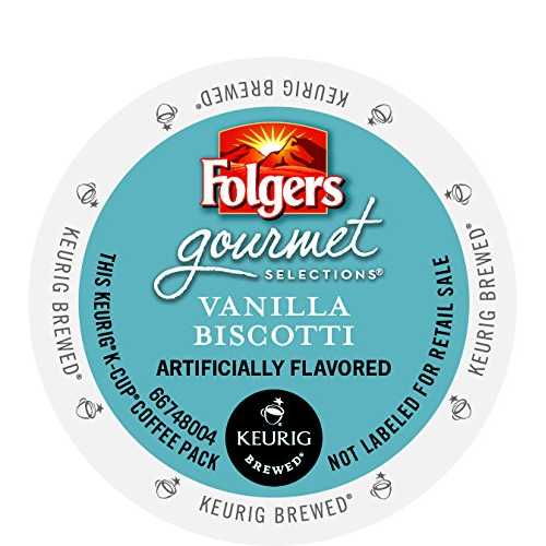 フォルジャーズ グルメ セレクション バニラ ビスコッティ コーヒー K-カップ Folgers Gourmet Selecti..