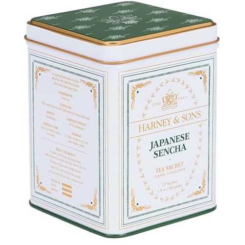 Harney & Sons Japanese Sencha Green Tea, 20 Sachets Classic Collection