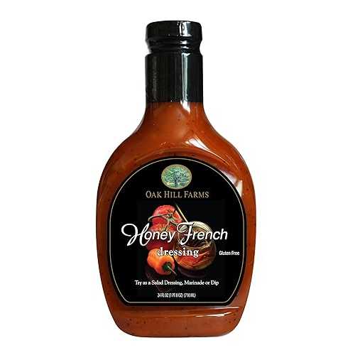 Oak Hill Farms サラダドレッシング、ハニーフレンチ、24 オンス (6 個パック) Oak Hill Farms Salad Dressings, Honey French, 24 Ounce (Pack of 6)