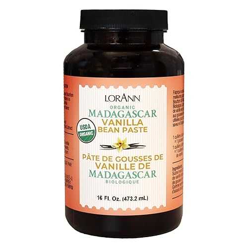 LorAnn Oils LorAnn Organic Pure Madagascar Vanilla Bean Paste 16oz (473ml) - Rich Flavor, Real Seeds, Ideal for Baking, Desserts, Cooking, Pure Madagascar Bourbon Vanilla, Gluten-Free, Non-GMO LorAnn Oils LorAnn Organic Pure Madagascar Vanilla Bean Paste 16oz (473ml) - Rich Flavor, Real Seeds, Ideal for Baking, Desserts, Cooking, Pure Madagascar Bourbon Vanilla, Gluten-Free, Non-GMO