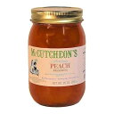 MCCUTCHEON Natural Peach Preserves, 20 OZ