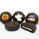 フィラデルフィア キャンディーズ ダークチョコレートで覆われたオレオ クッキー、ハロウィン詰め合わせ 8 オンス Philadelphia Candies Dark Chocolate Covered OREO Cookies, Halloween Assortment 8 Ounce