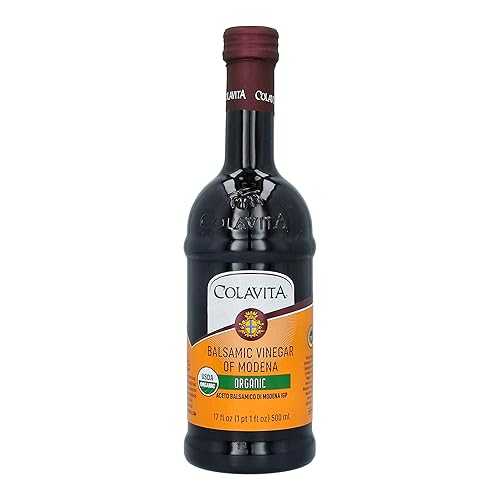 Colavita Organic Balsamic Vinegar of Modena, 17 Fl.Oz (Pack of 6)