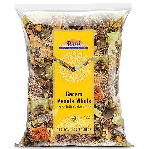 Rani Brand Authentic Indian Products Rani Garam Masala Indian 11 Whole Spices Blend 14oz (400g) ~ All Natural, Salt-Free Vegan No Colors Gluten Friendly NON-GMO Kosher Indian Origin