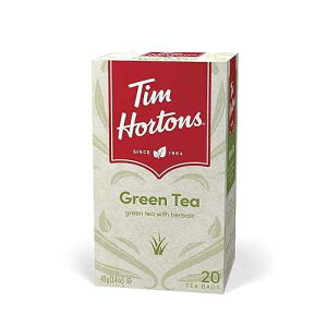 ティムホートンズ グリーンティーバッグ、20 カウント、40g 1.4オンス {カナダから輸入} Tim Hortons Green Tea Bags, 20 count, 40g 1.4oz {Imported from Canada}