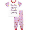 Harry Bear Girls Pajamas' Rainbows and Lollipops Size 14 Purple