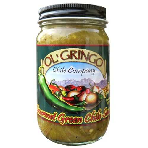 OL GRINGO CHILE COMPANY Hot Green Chile Sauce, 16 OZ OL GRINGO CHILE COMPANY Hot Green Chile Sauce, 16 OZ