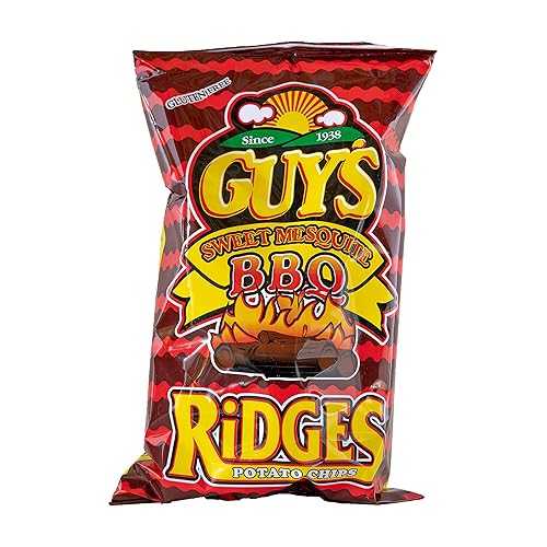 GUY'S Guy s Sweet Mesquite BBQ Chips w/Ridges Barbeque Chips Snack Pac...