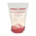 Rock The Food Pink Himalayan Salt Bulk, 2.2lb. Bag Fine Grain Salt Suitable as Table Salt