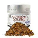 Caribbean Coconut Seasoning & Rub Authentic Artisanal Gourmet Spice Mix All Natural, Non GMO Sustainably Sourced, Ultra Premium Seasoning Hand Crafted Spices, Made in Small Batches GLP-1 Friendly Made in USA Magnetic
