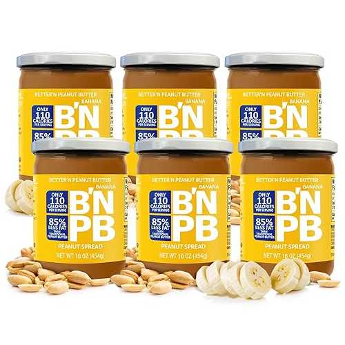 Better’n Peanut Butter Better'n Peanut Butter 6 Pack Variation (1 Pound (Pack of 6), Banana)