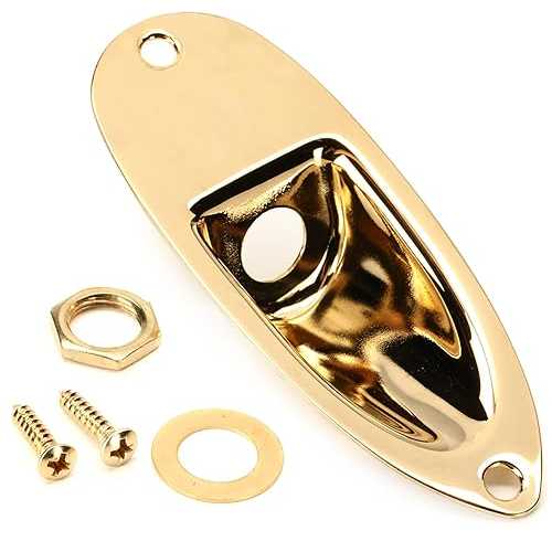 ե  å ץ졼  Fender Guitar Jack Plate Gold