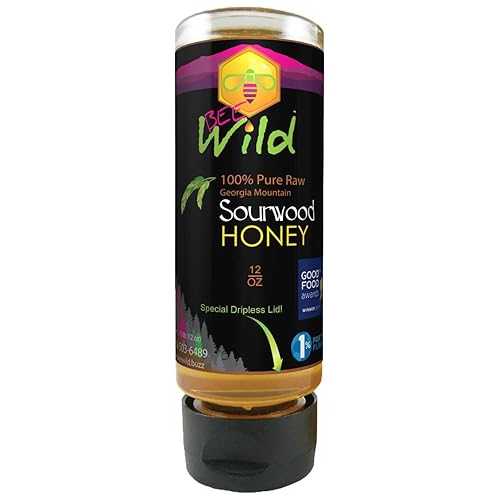 Bee Wild 100% Pure Raw Organic Unfiltered Honey - Sourwood, 12 ounce